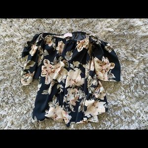 Pink Lily Floral Shirt